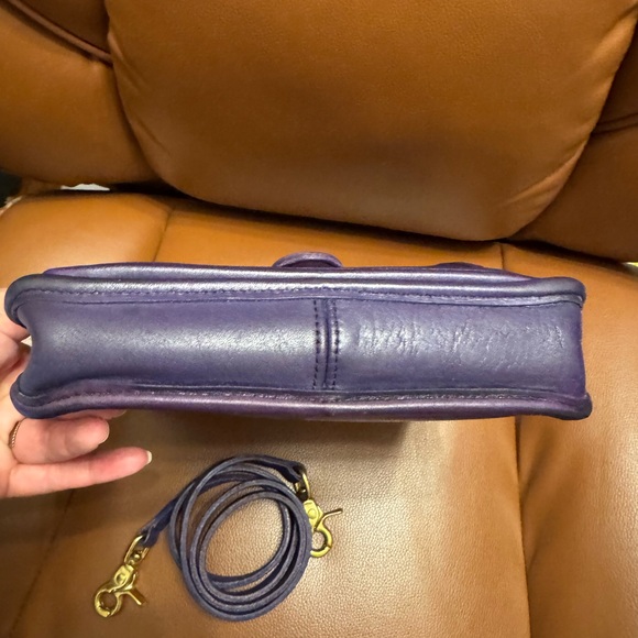 Coach Vintage Station Bag PURPLE Rare - Picture 7 of 12